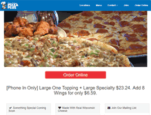 Tablet Screenshot of pizzaplusinc.com